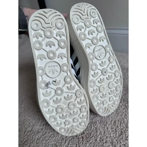 Adidas black and white bold Gazelle platform sneaker, size 7.5 - Picture 10 of 10